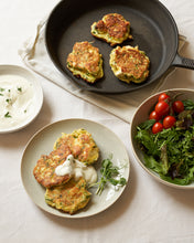 Load image into Gallery viewer, Courgette Fritters Meal Kit (vegetarian)