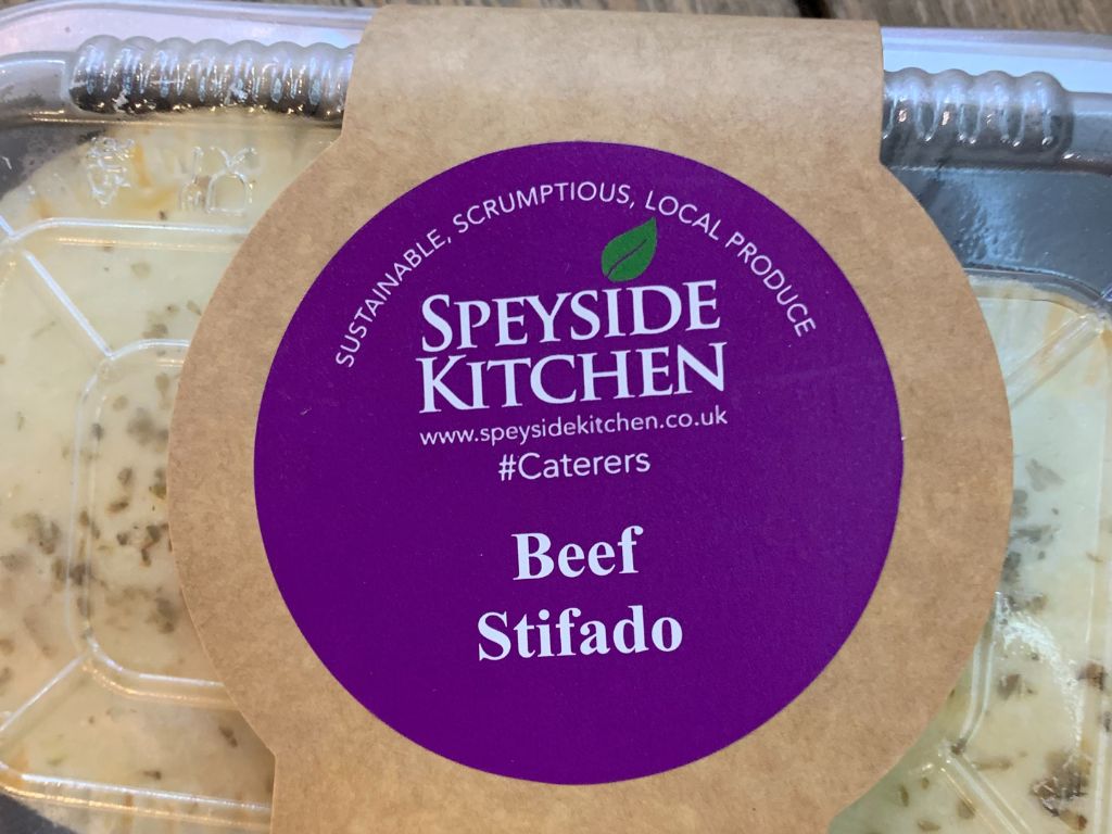 Speyside Kitchen Beef Stifado Pie (serves 2)